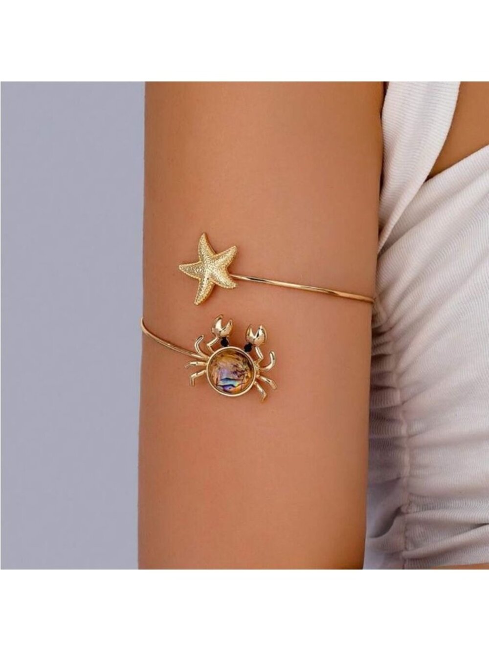 Crab Arm Cuff Bracelet M1718